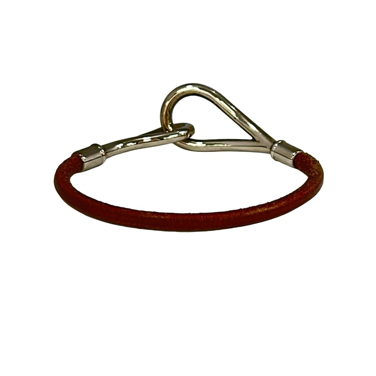 HERMES(エルメス) ブレスレット ジャンボ レザー ダークブラウン