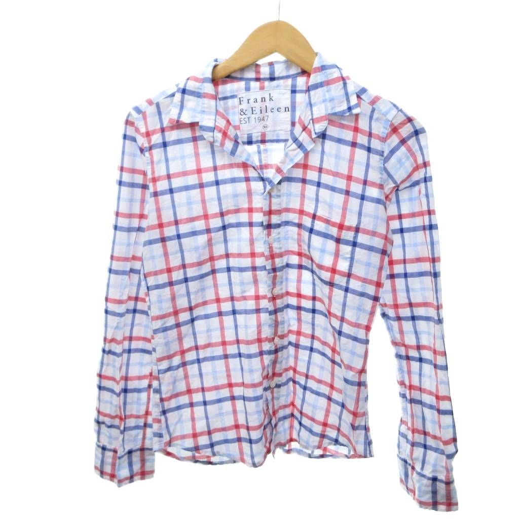 レディース 【Frank&Eileen】BARRY マルチカラー 2wayチェック柄シャツ