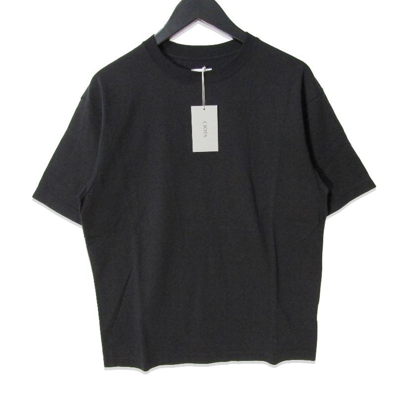 未使用 CIOTA シオタ クルーネック ショートスリーブTシャツ CSLM-147 Crewneck Short Sleeve T-Shirts ブラック 黒 2 27114351