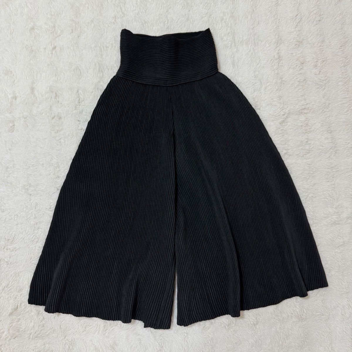 SPECCHIO スペッチオ シャトルプリーツ ワイドパンツ ガウチョ