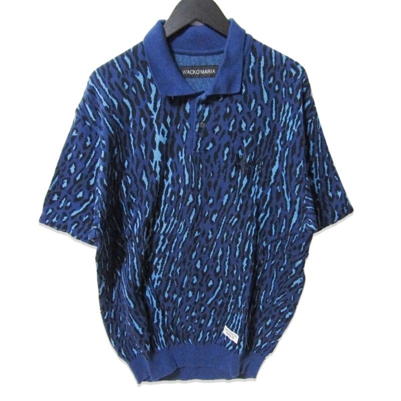 WACKO MARIA ワコマリア レオパード ニットポロ 25SS-WMK-KN23 LEOPARD