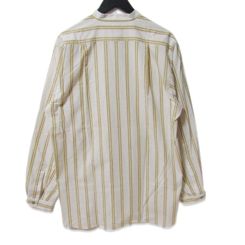 FRANK LEDER フランクリーダー 長袖シャツ ストライプ COTTON/LINEN