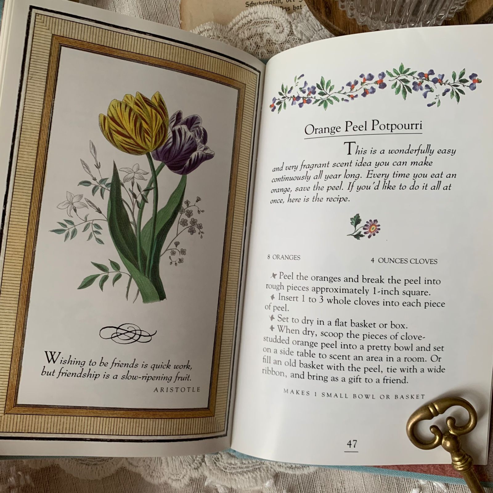 ヴィンテージ 洋書 絵本 A Token of Friendship 1990年 植物