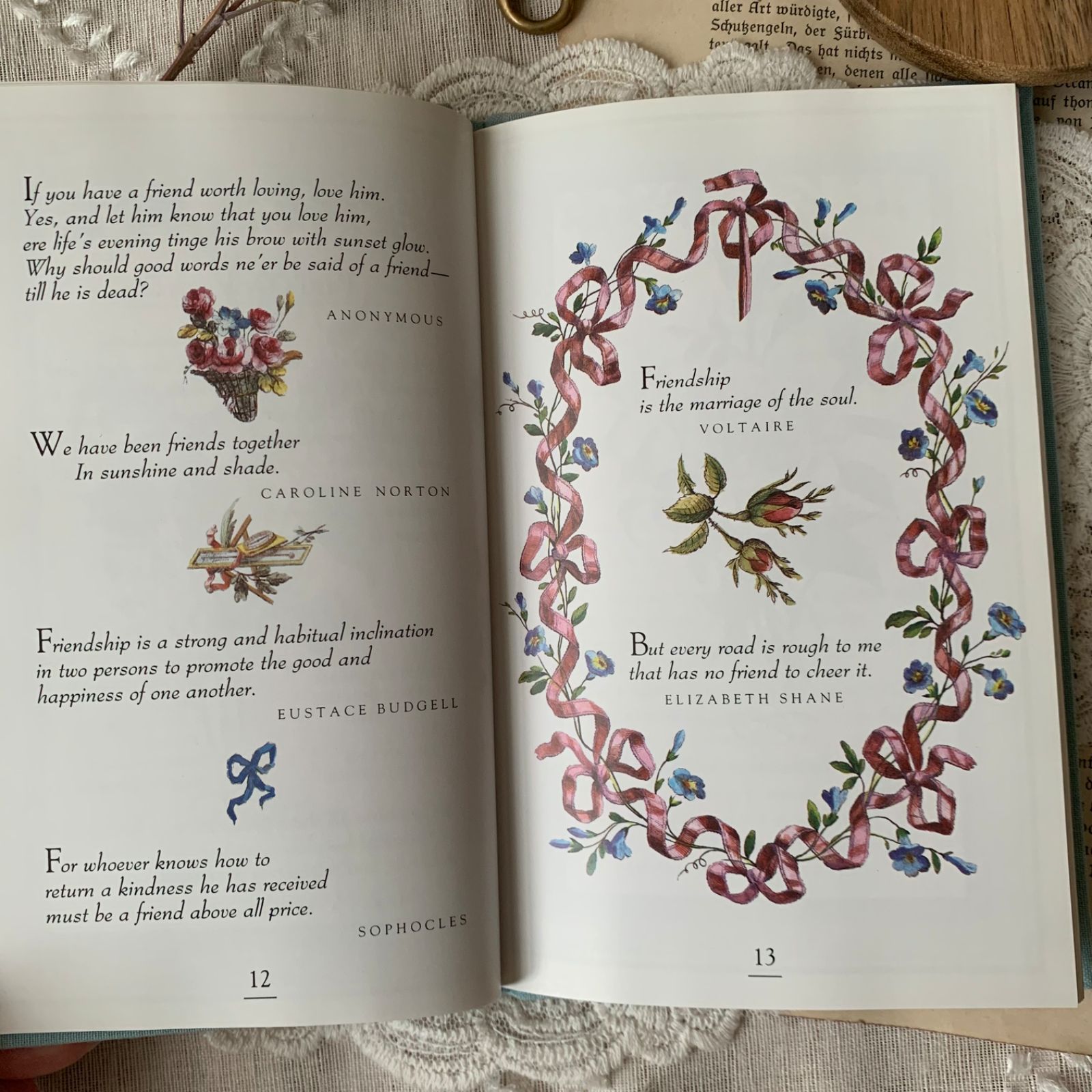 ヴィンテージ 洋書 絵本 A Token of Friendship 1990年 植物