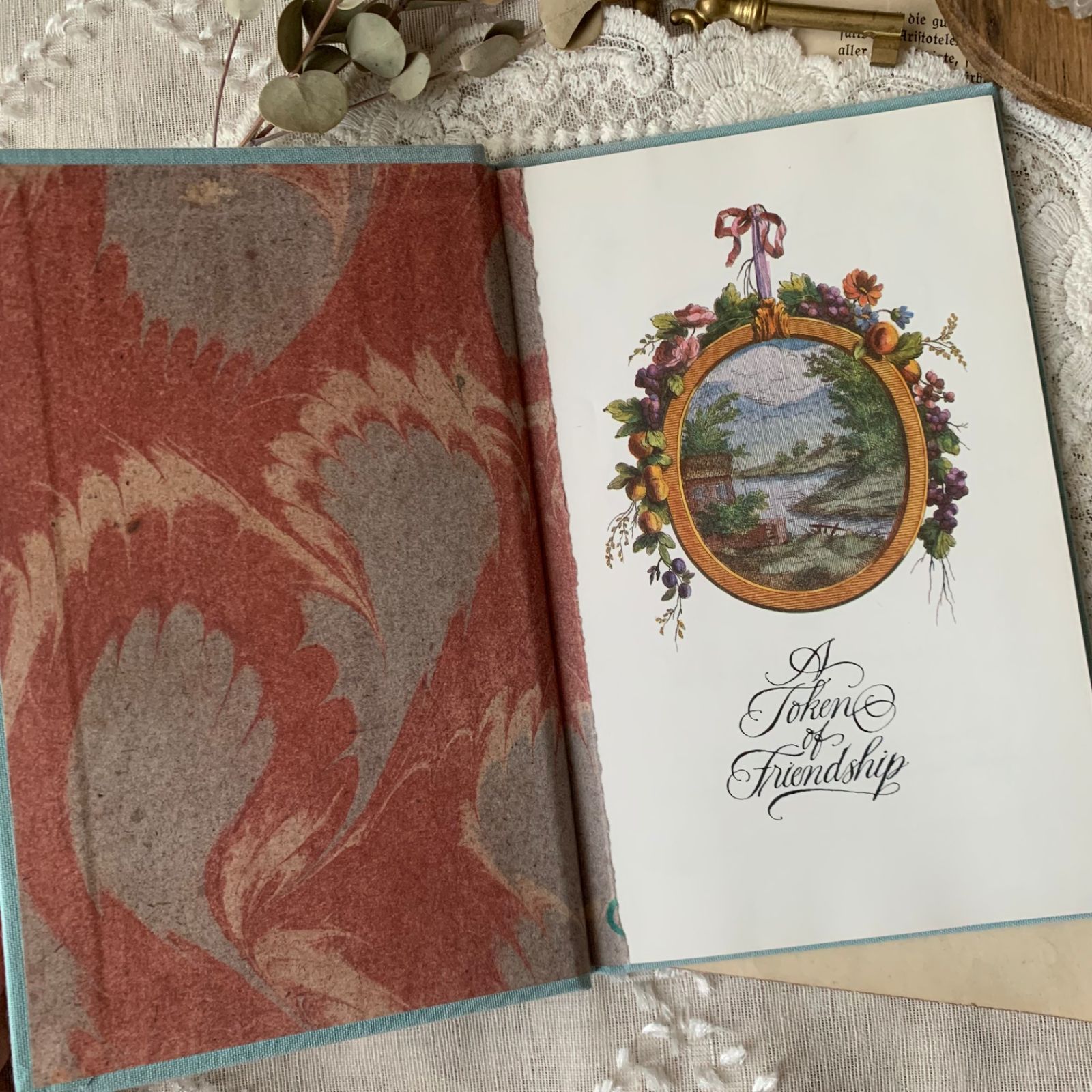 ヴィンテージ 洋書 絵本 A Token of Friendship 1990年 植物