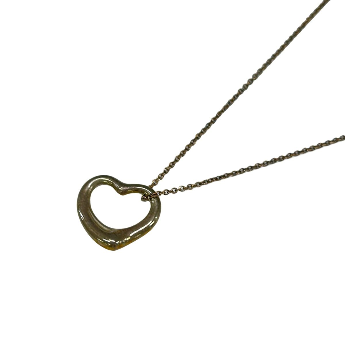 TIFFANY&Co.(ティファニー) ネックレス オープンハート シルバー