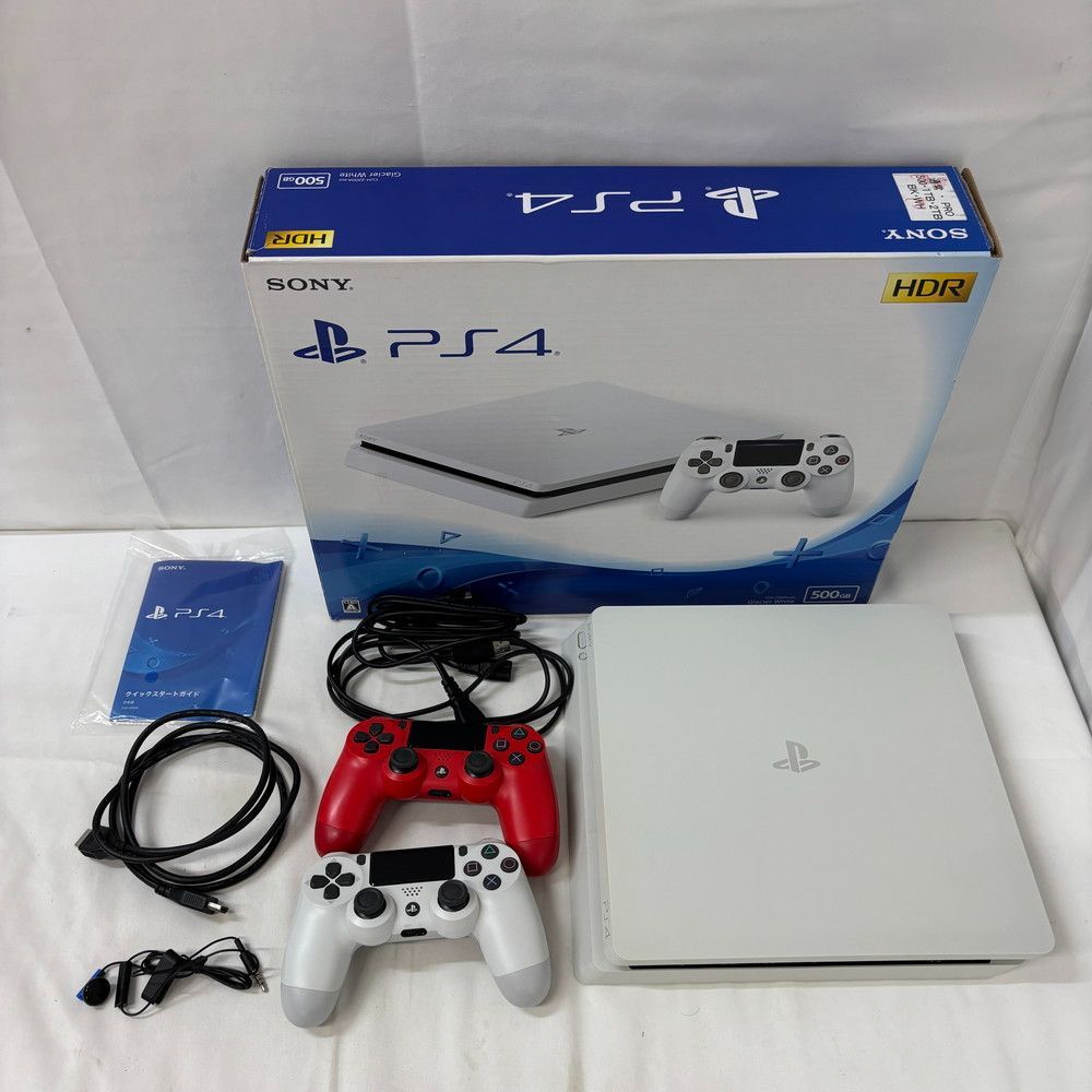 1122◇ゲーム機 PS4 CUH-2200A グレイジャーホワイト Sony ソニー 動作