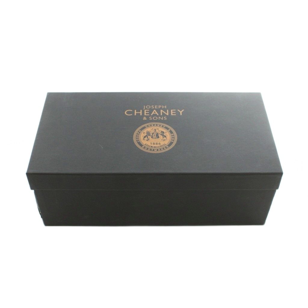 チーニー CHEANEY ブローグ ドレスシューズ レザー 8.5 27.0-27.5cm 茶