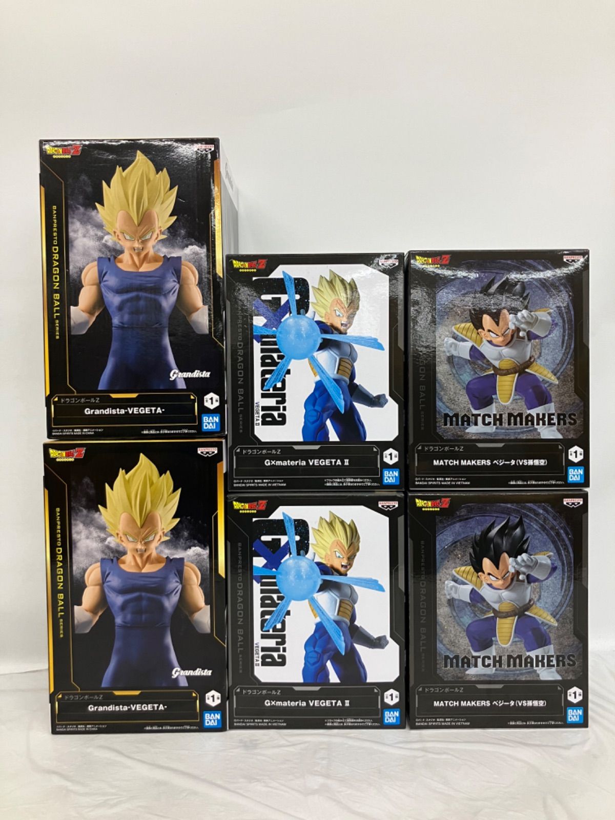 未開封 ドラゴンボールZ フィギュア ベジータ まとめ 3種 6個セット