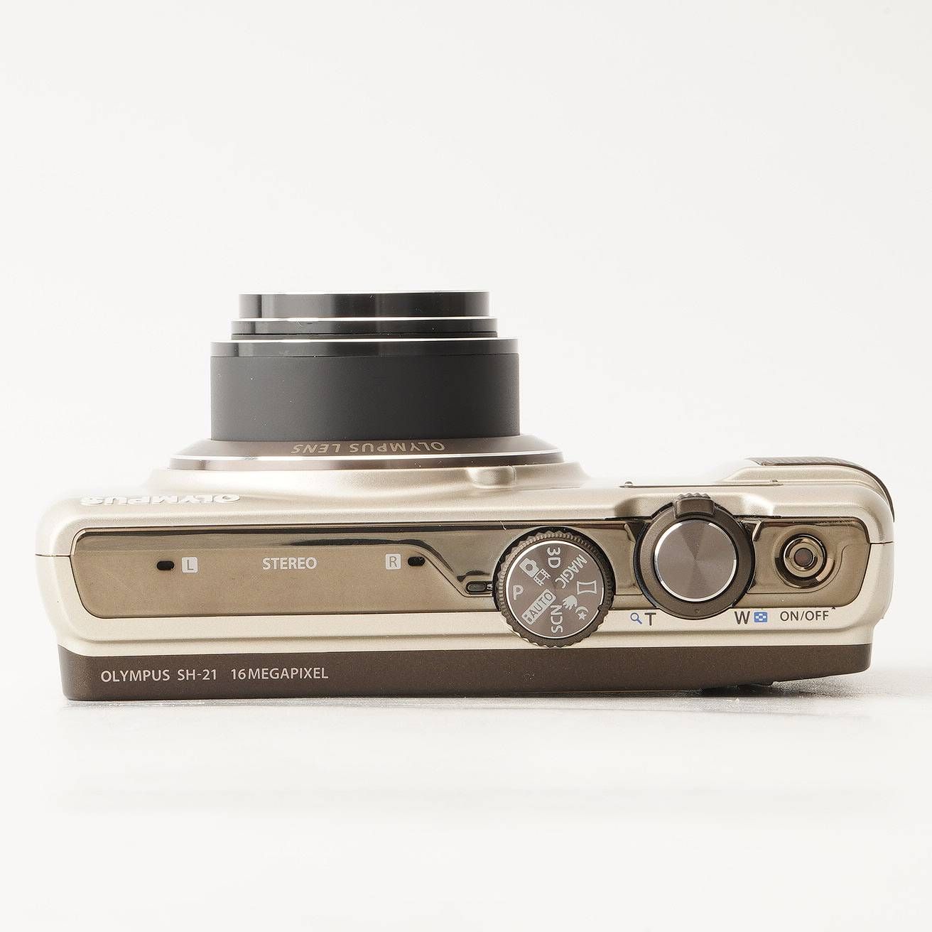 オリンパス OLYMPUS SH-21 シャンパンゴールド　美品　動作確認済み オリンパス Olympus SH-21 シャンパンゴールド 12.5x 光学ズーム