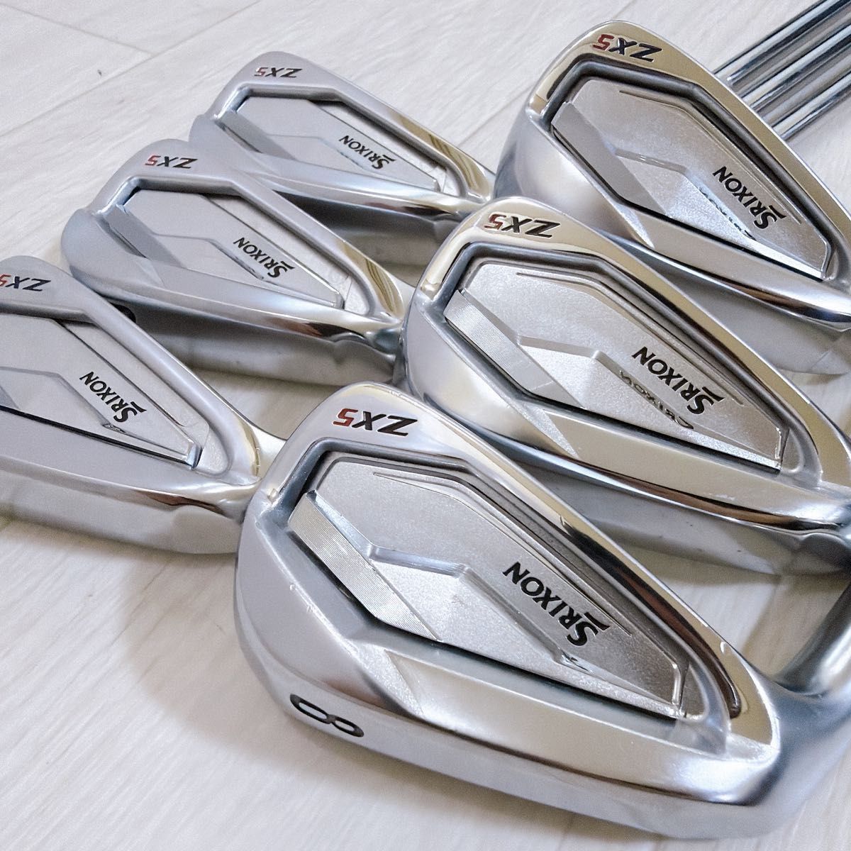レフティ 美品 SRIXON ZX5 スリクソン メンズアイアンセット 6本