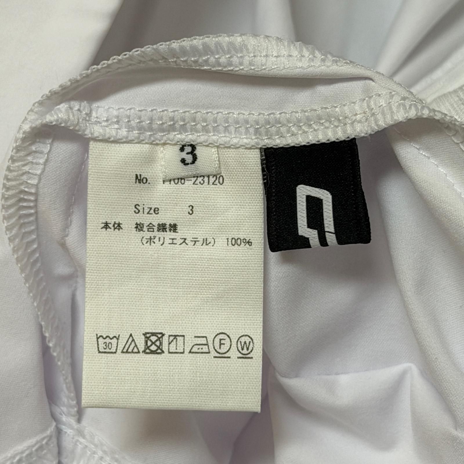 参考上代24200円 未使用 CPG GOLF bicolor pleated skirt ミニ丈 バイ