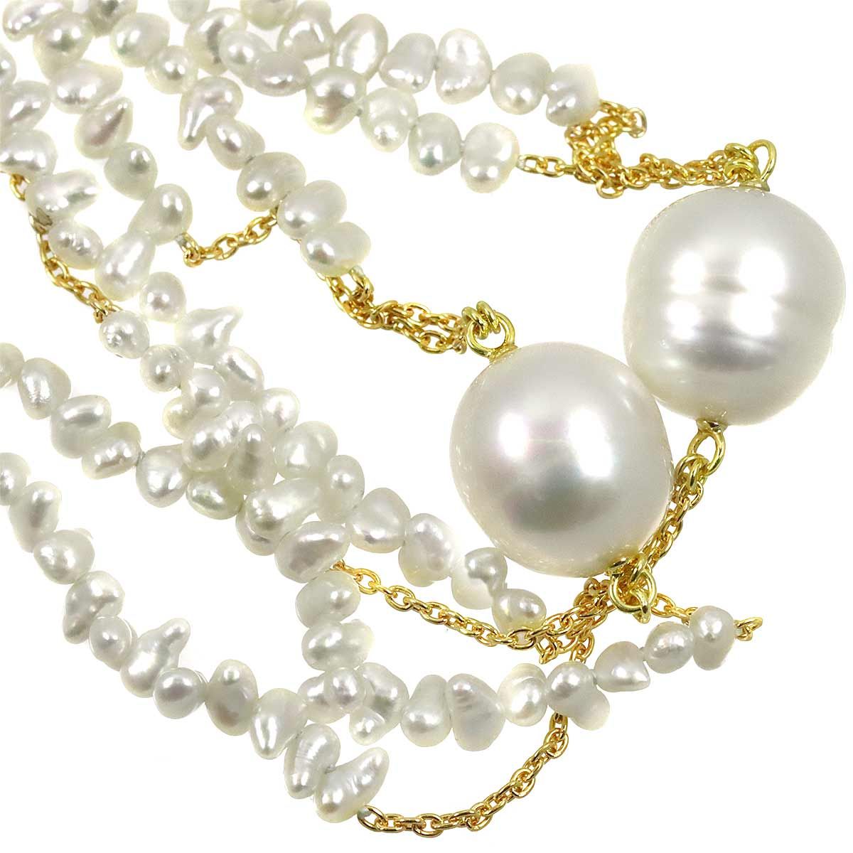 □田崎真珠 TASAKI□K18 パールネックレス□ タサキ TASAKI K18 美品 