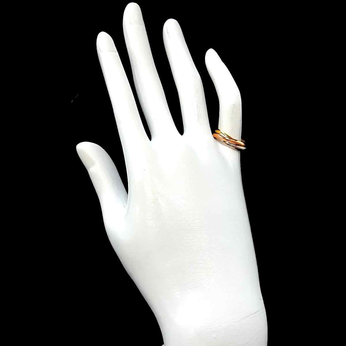 カルティエ Cartier トリニティ スモール SM #49 リング K18 YG WG PG