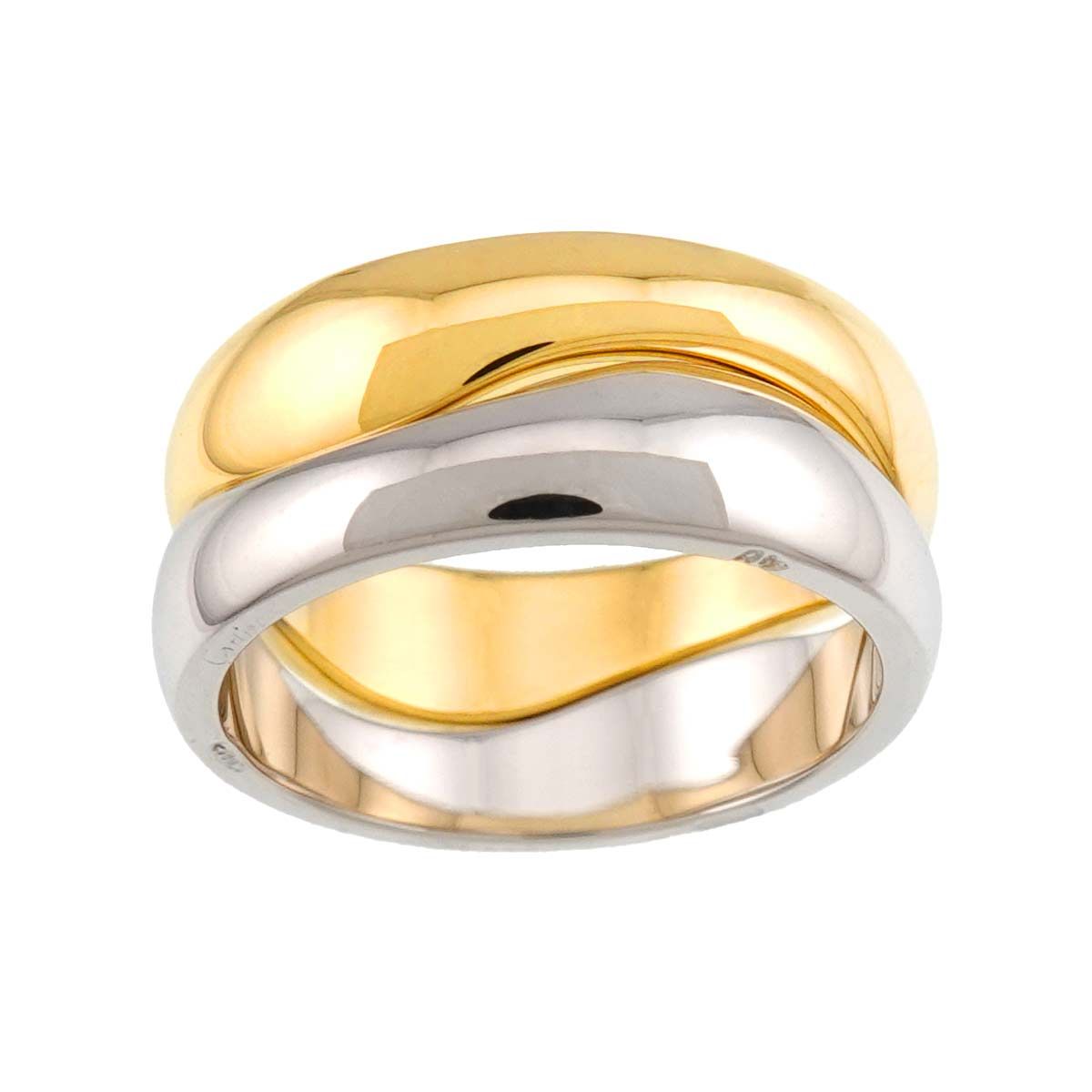 カルティエ Cartier ラブミー #48 リング K18 YG WG イエロー ホワイト