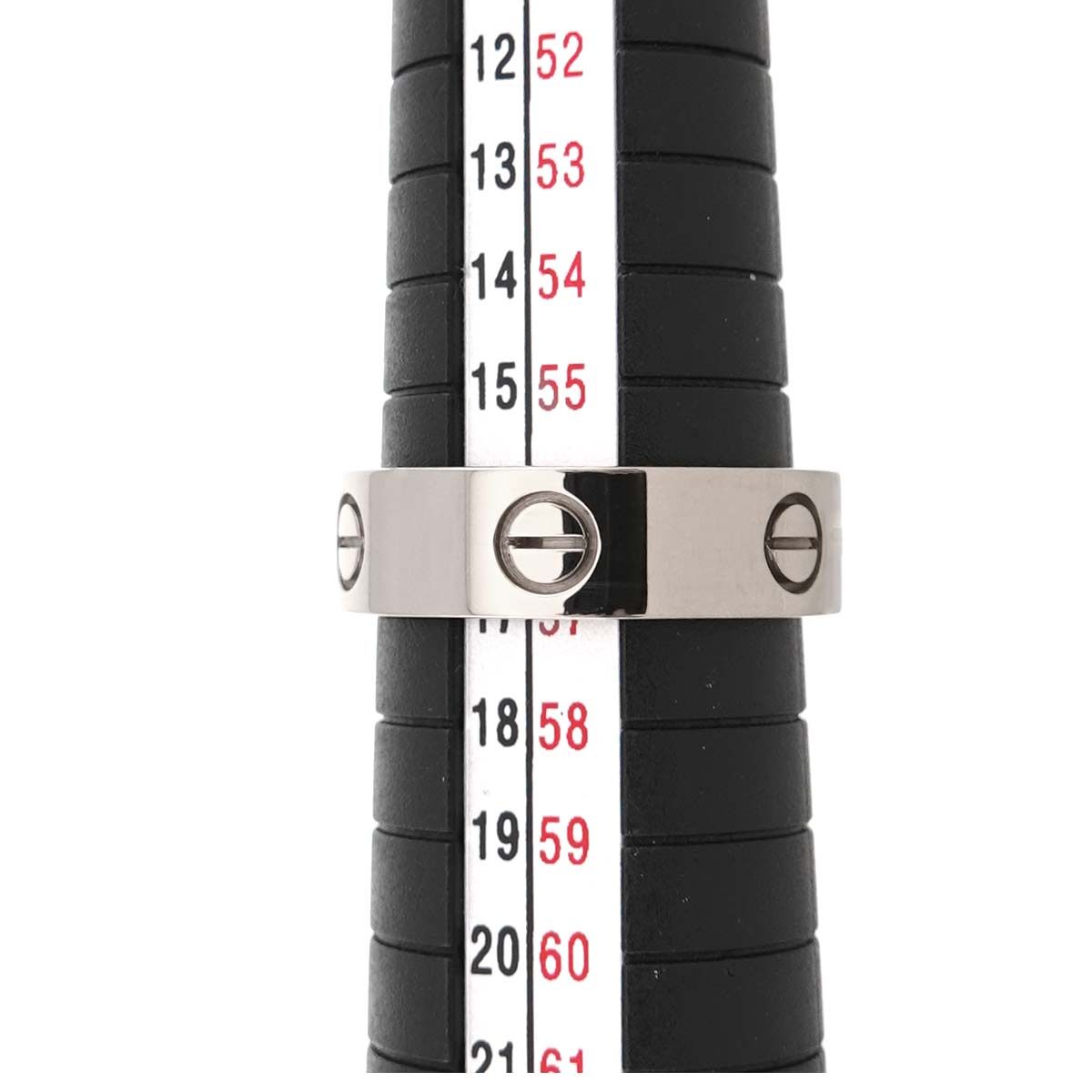し*こ様 Cartier カルティエ ラブリング 57号 Au750 K18YG カルティエ Cartier ラブ #57 リング K18 WG ホワイトゴールド 750