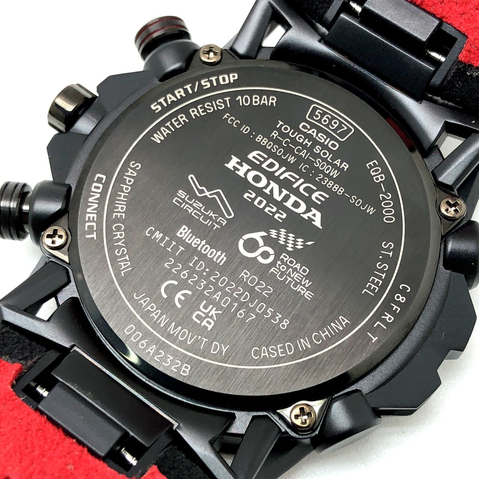 CASIO カシオ EDIFICE Honda RACING 鈴鹿サーキット 60周年 ソーラー