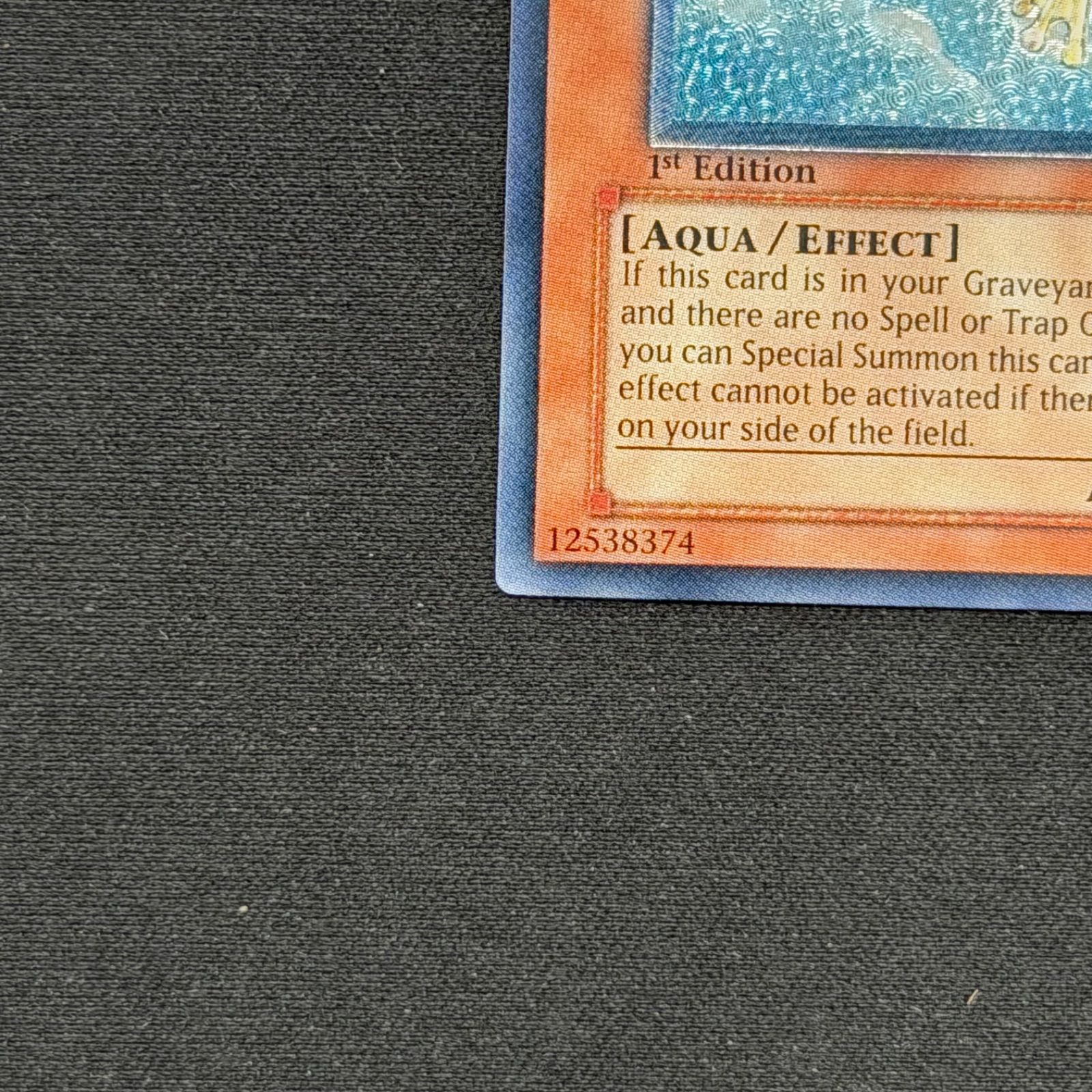 遊戯王 旧アジア版 黄泉ガエル レリーフ SOI-AE025 1stEdition A001