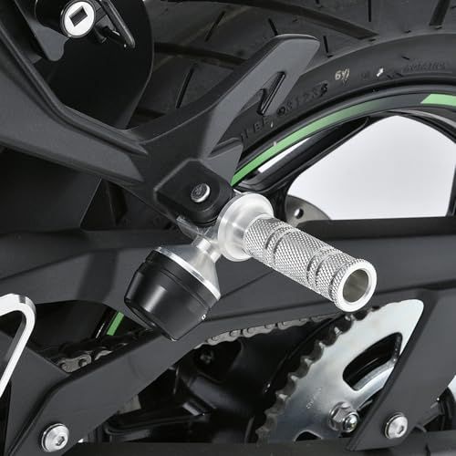 N◆タンデムステップ スライダー カワサキ Z650 Z750 Z750S Z800 Z900 Z900RS/Cafe に適用 アルミ 左右セット (ブラック) a6cedbef