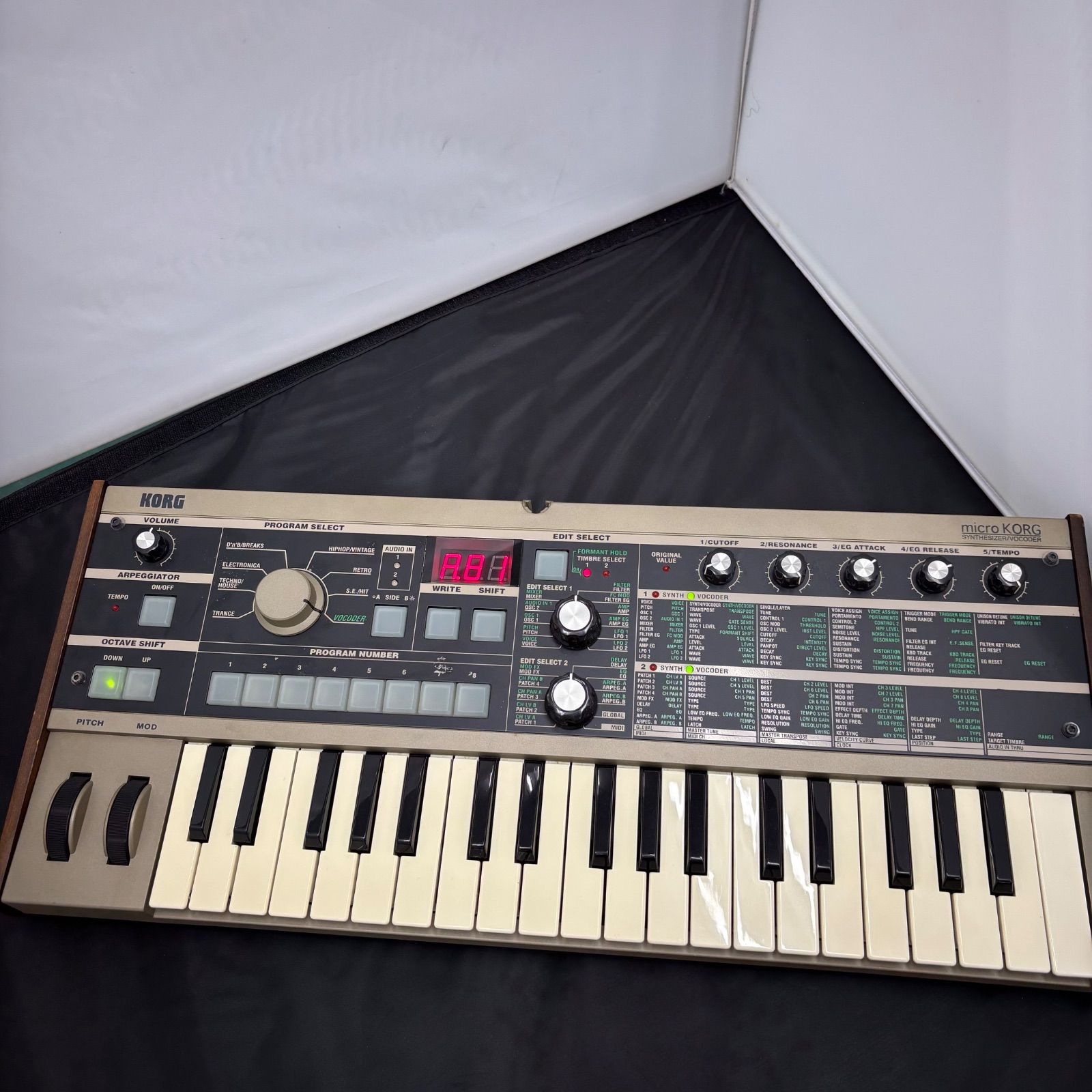 動作未確認】KORG microKORG シンセサイザー本体のみ オーディオ機器