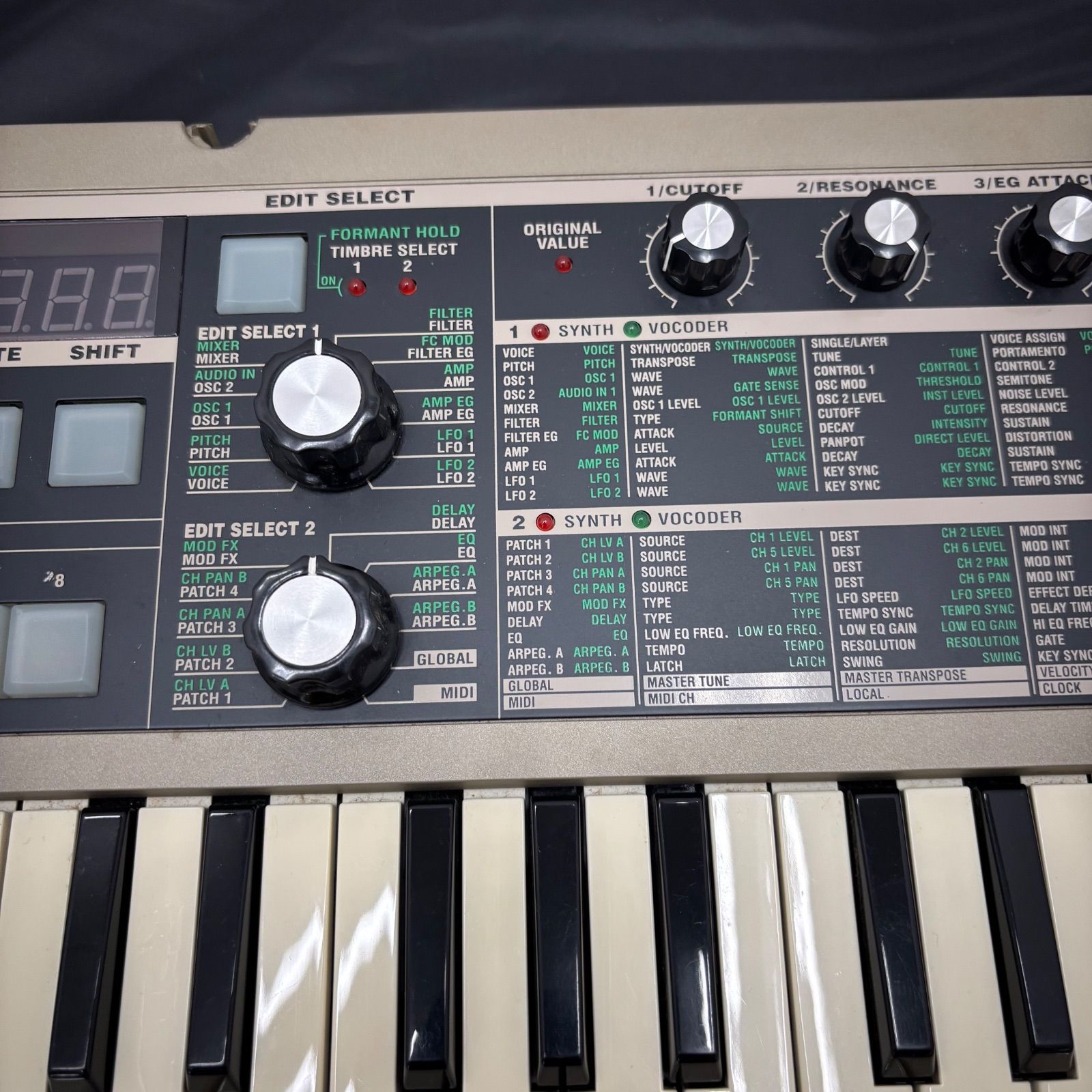 動作未確認】KORG microKORG シンセサイザー本体のみ オーディオ機器