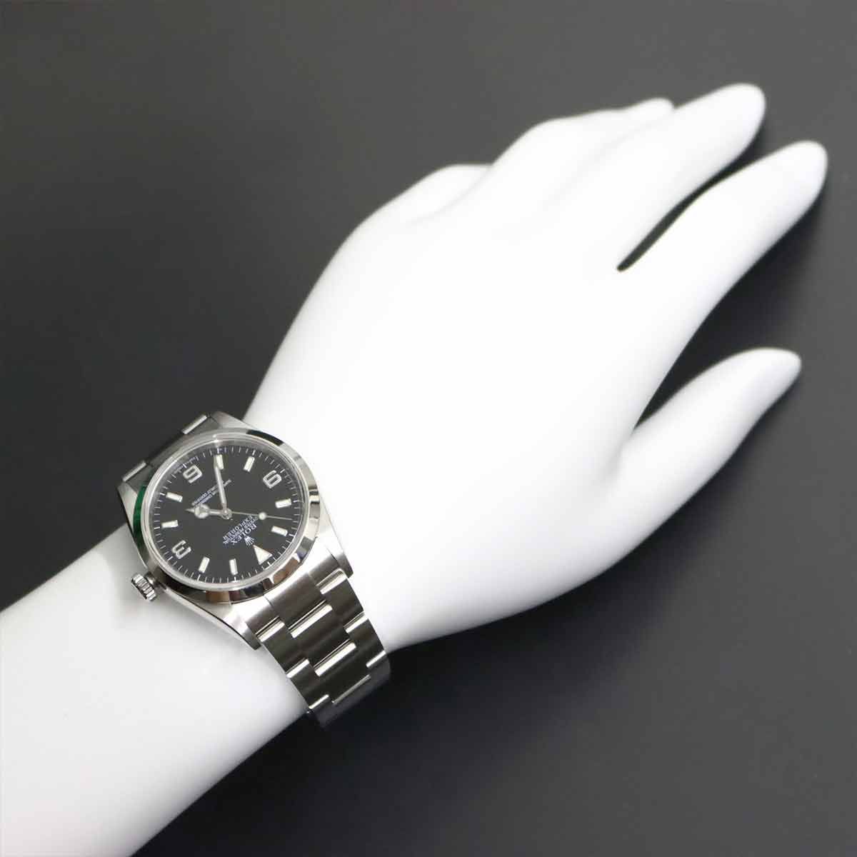 ロレックス ROLEX エクスプローラー1 114270 Z番 ルーレット メンズ