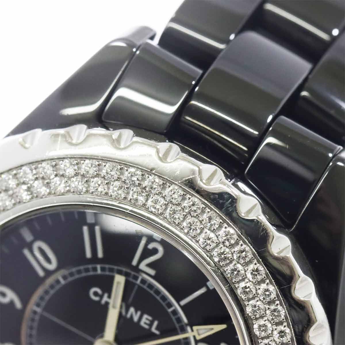 シャネル CHANEL J12 33mm H0949 純正ダイヤベゼル レディース 腕時計