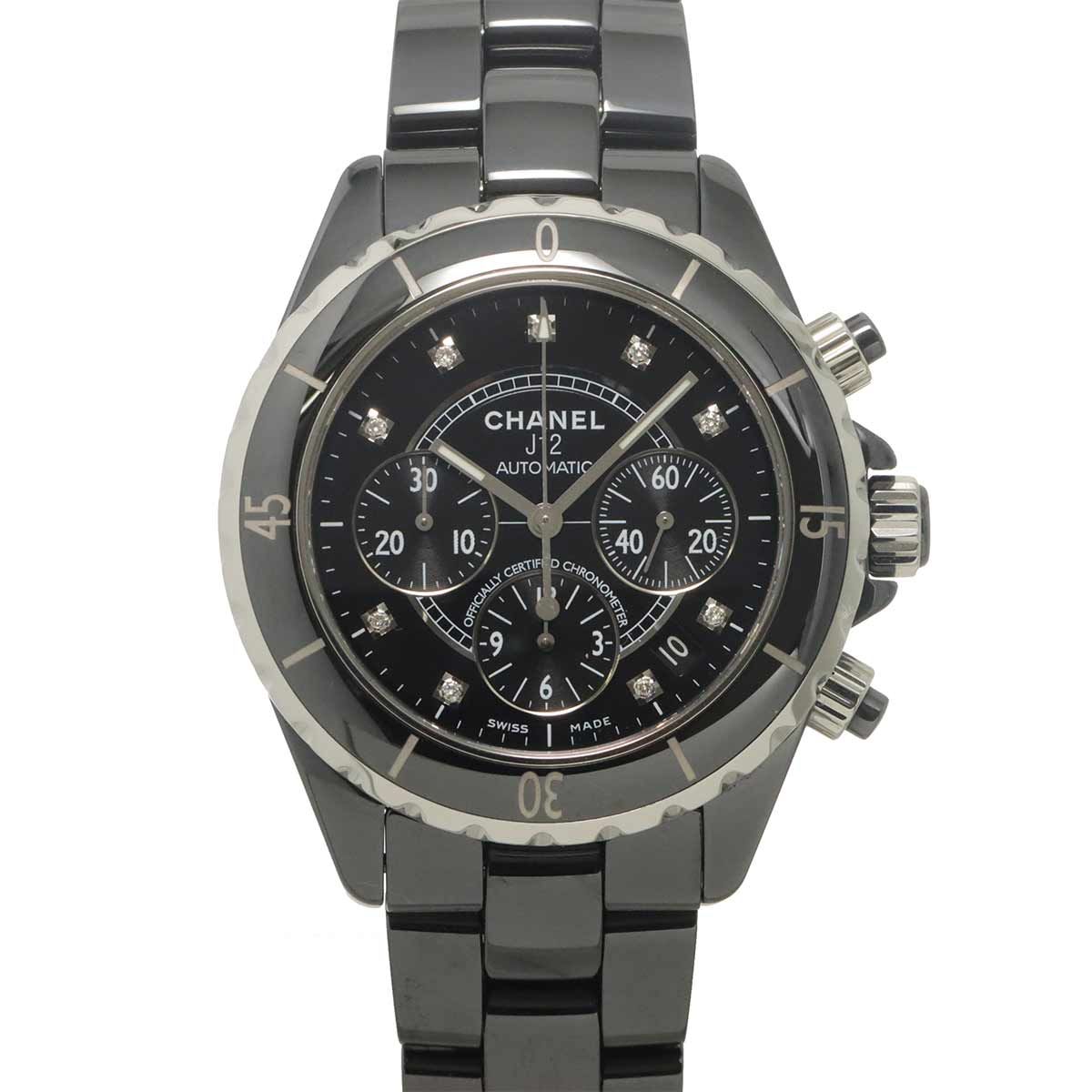 シャネル CHANEL J12 41mm クロノグラフ H2419 メンズ 腕時計 9P