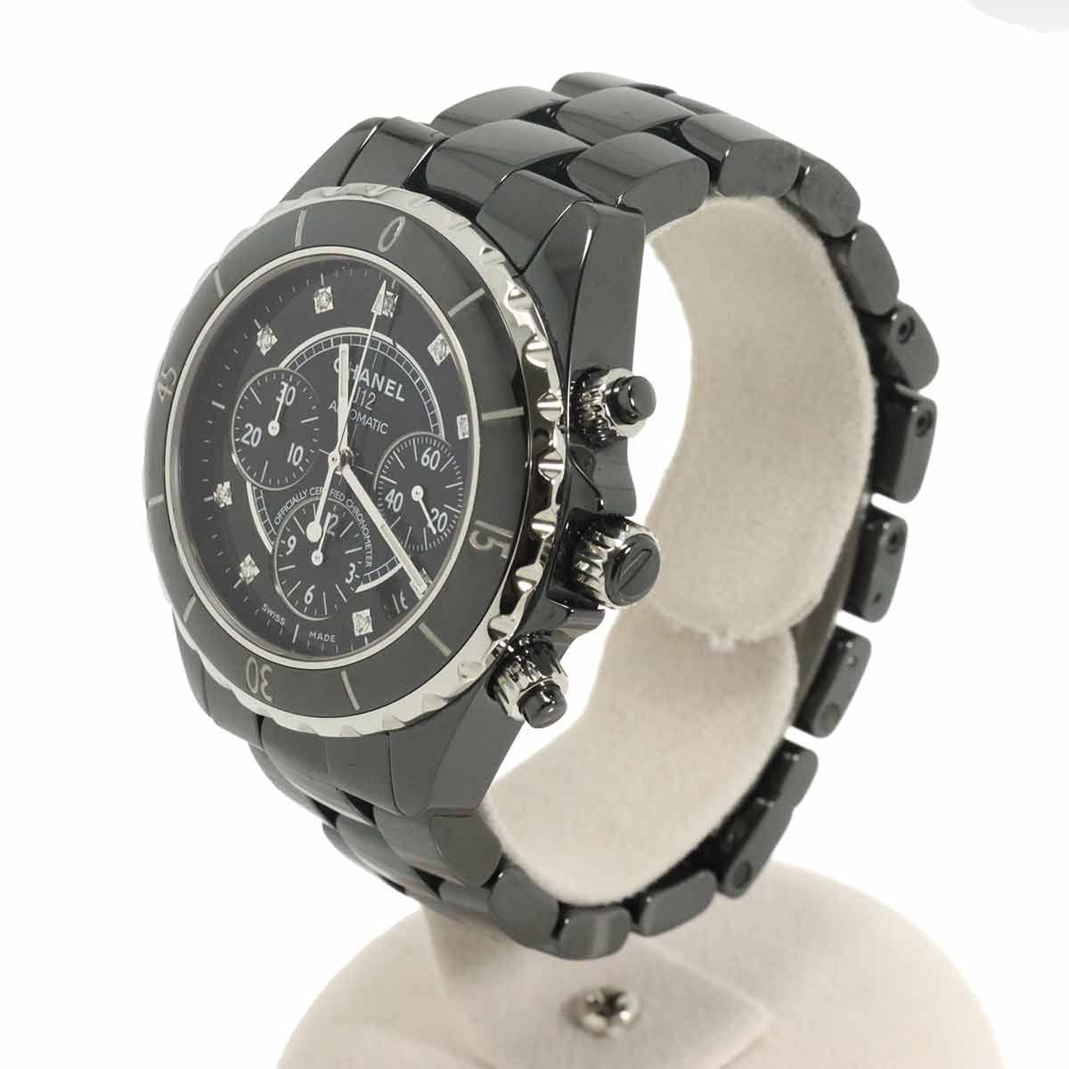 シャネル CHANEL J12 41mm クロノグラフ H2419 メンズ 腕時計 9P
