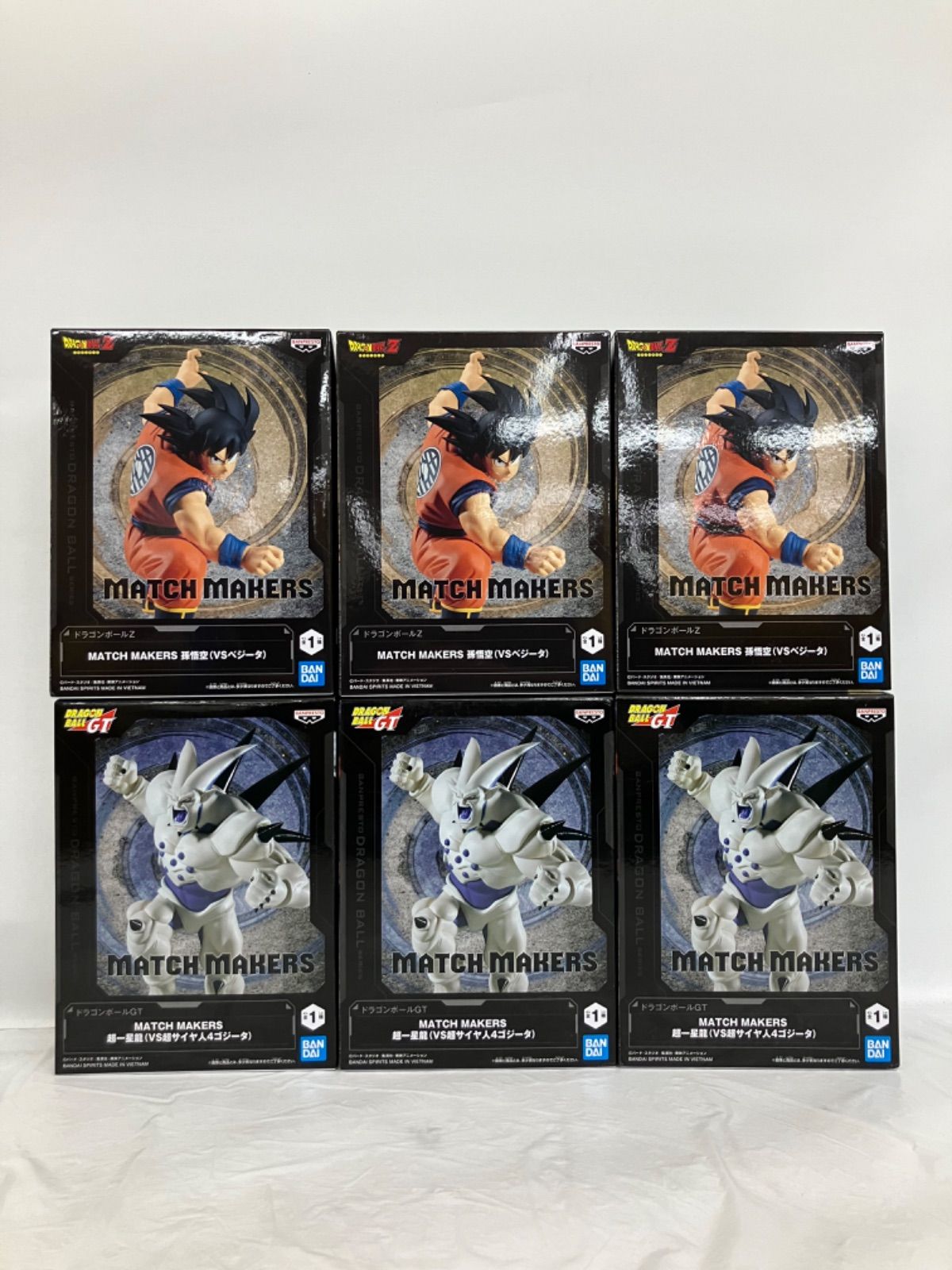 【新品未開封】ドラゴンボールZ MATCH MAKERS 6セットコンプ 未開封 ドラゴンボールZ MATCH MAKERS フィギュア 孫悟空 超一星龍 2種