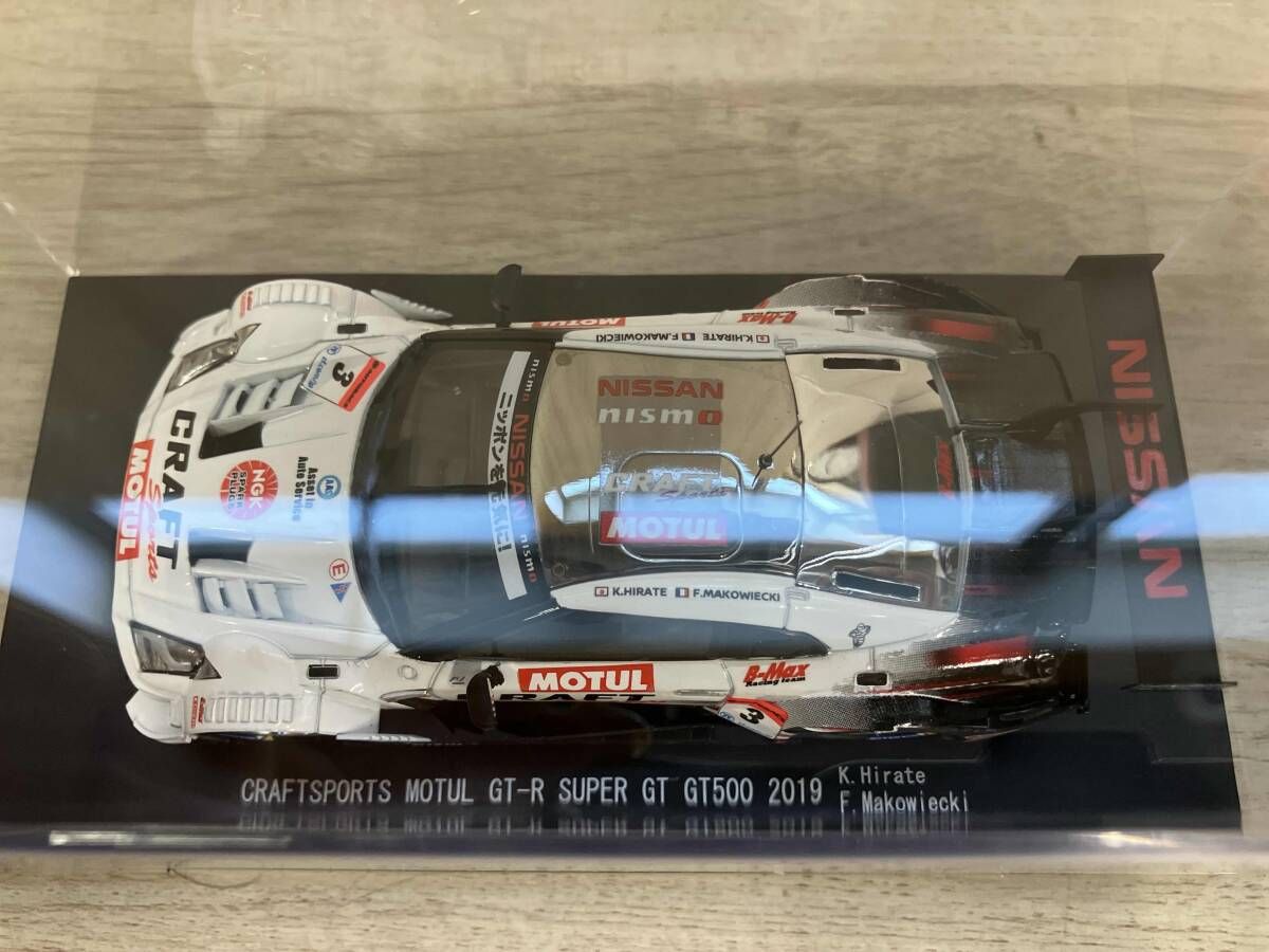 EBBRO 1/43 CRAFTSPORTS MOTUL GT-R SUPER GT GT500 2019 #3 45716