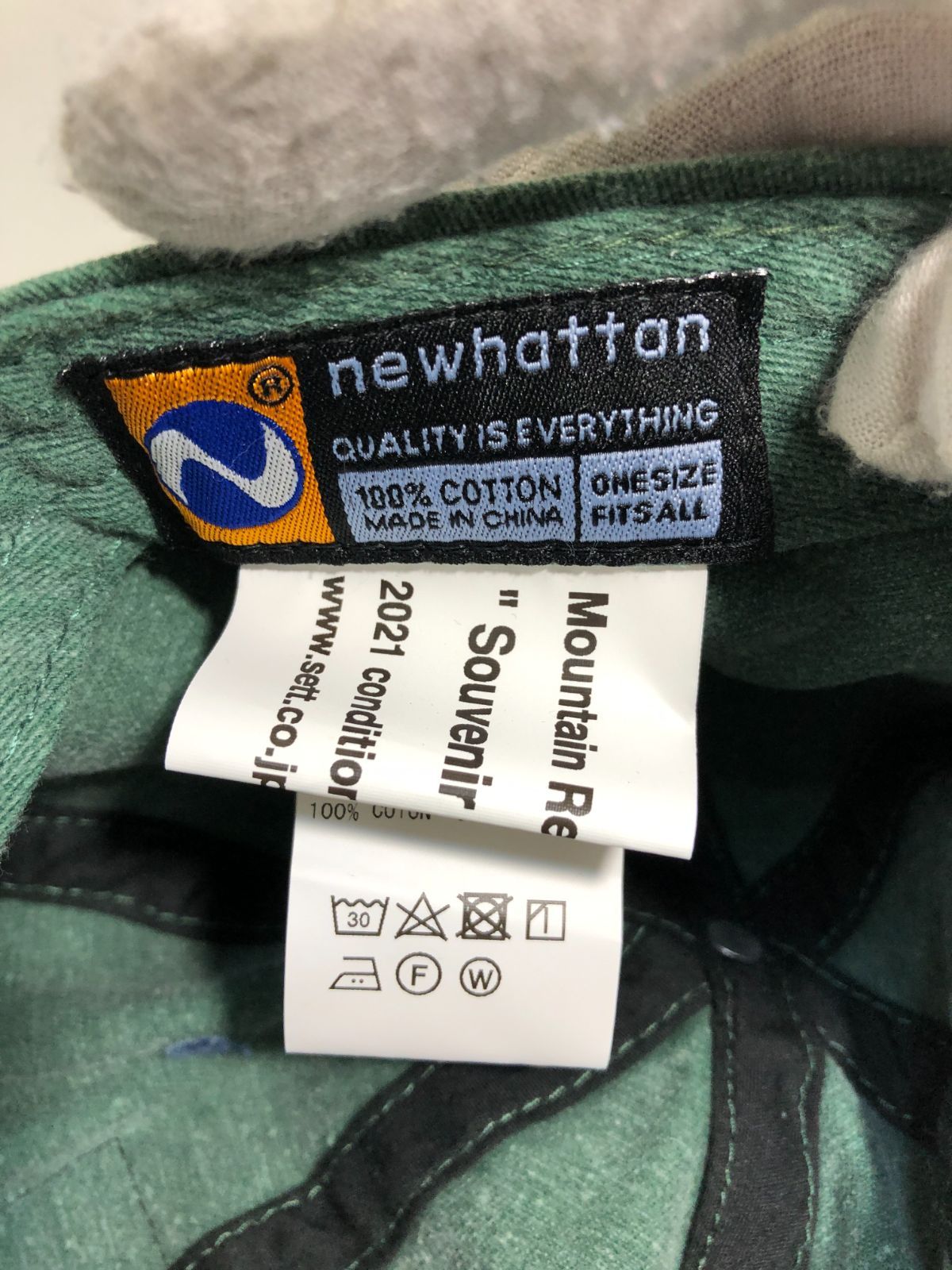 027022 mountain research souvenir cap スーベニア キャップ MT-20