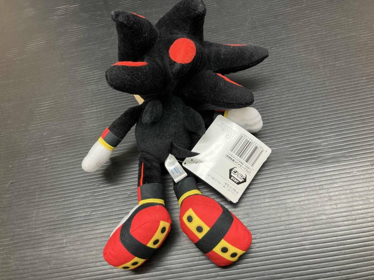 現状品 ソニック ザ ヘッジホッグ シャドウ ぬいぐるみ M セガ SEGA
