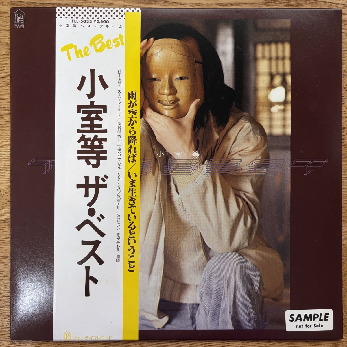 帯付 見本盤 小室等 / ザ・ベスト / HITOSHI KOMURO / 国内盤 ライナー