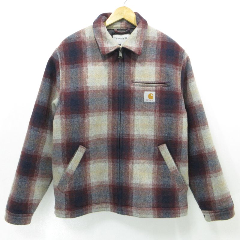 【三重本店】 中古 Carhartt WIP | カーハートダブリューアイピー ウールジャケット DETROIT VERMONT JACKET マルチカラー サイズ：L 【95】 三重本店】 中古 Carhartt WIP | カーハートダブリューアイピー ウール