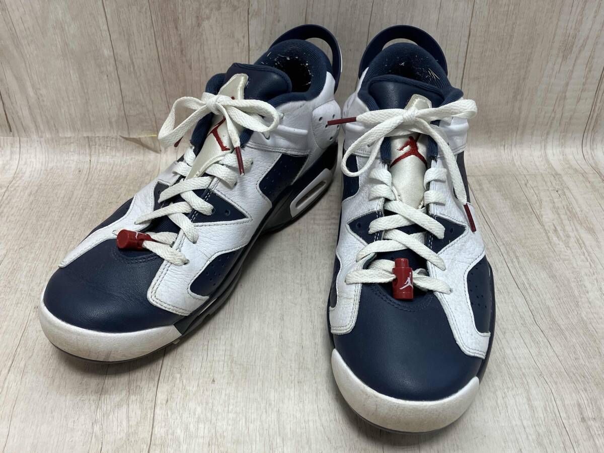 エアジョーダン RETRO 6 G ゴルフシューズ ホワイト×ネイビー DV1376-101 メンズゴルフ 29.0cm スポーツ 川崎港町