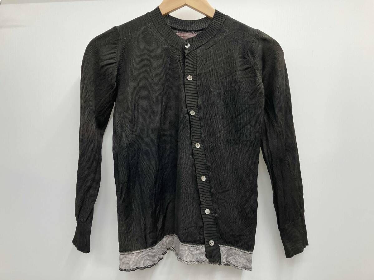 JUNYA WATANABE COMME des GARCONS ジュンヤワタナベ コムデギャルソン カーディガン アシンメトリー JO-N023 サイズ不明 ダークグリーン
