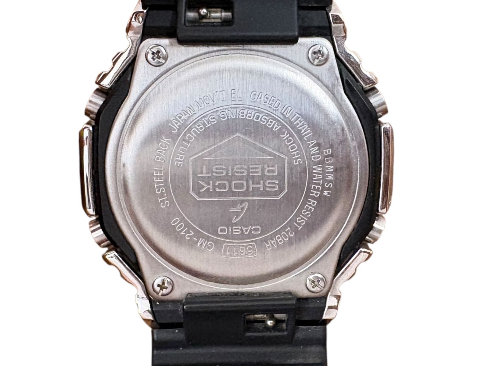 CASIO (カシオ) G-SHOCK GM-2100 腕時計 デジアナ シルバー メンズ/078