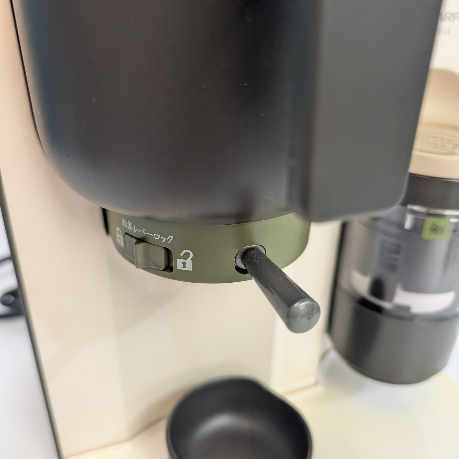 SHARP ヘルシオ お茶プレッソ TE-GS10A-W ホワイト 通電のみ確認