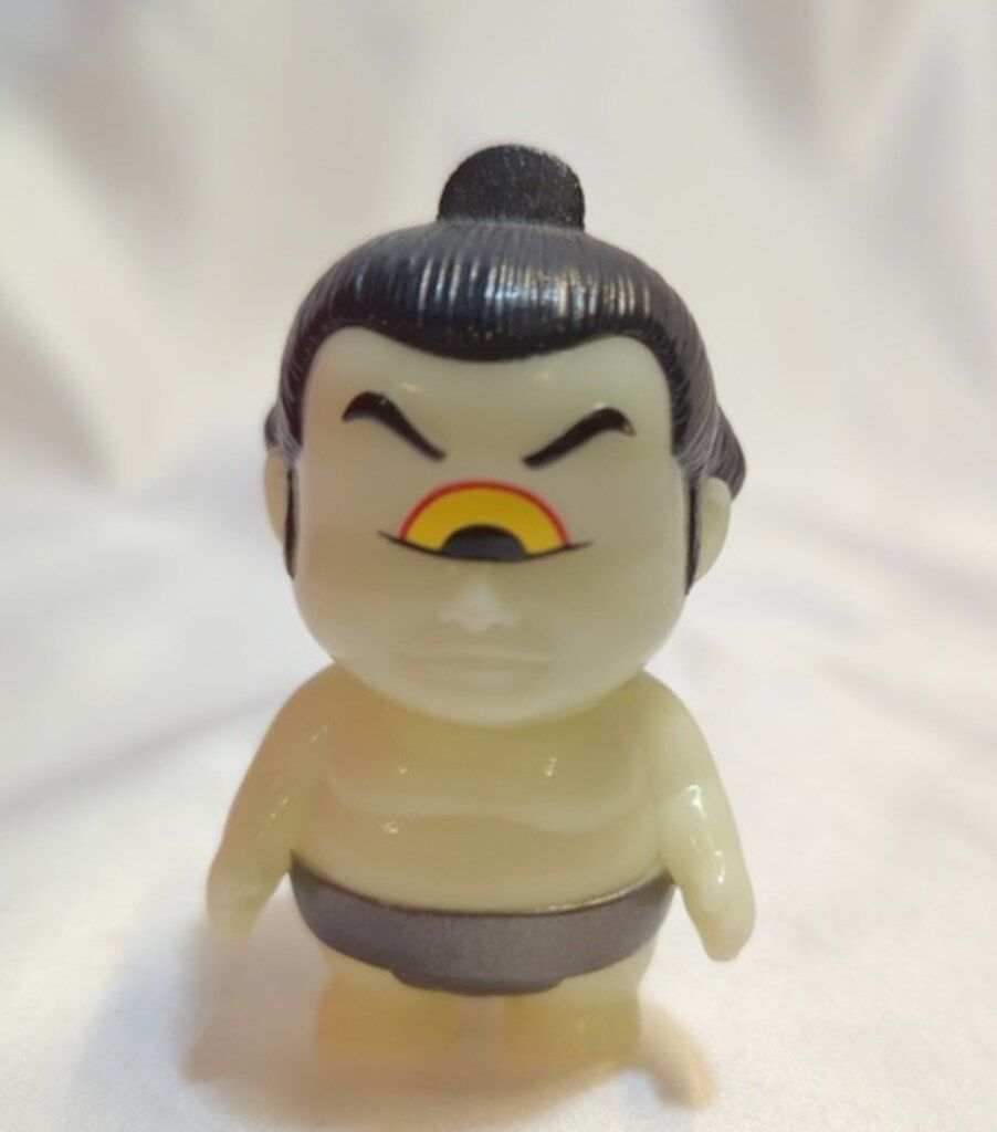 REALHEAD 化ケノ富士 (蓄光成型/ガンメタまわし/黒髪/黄赤目)