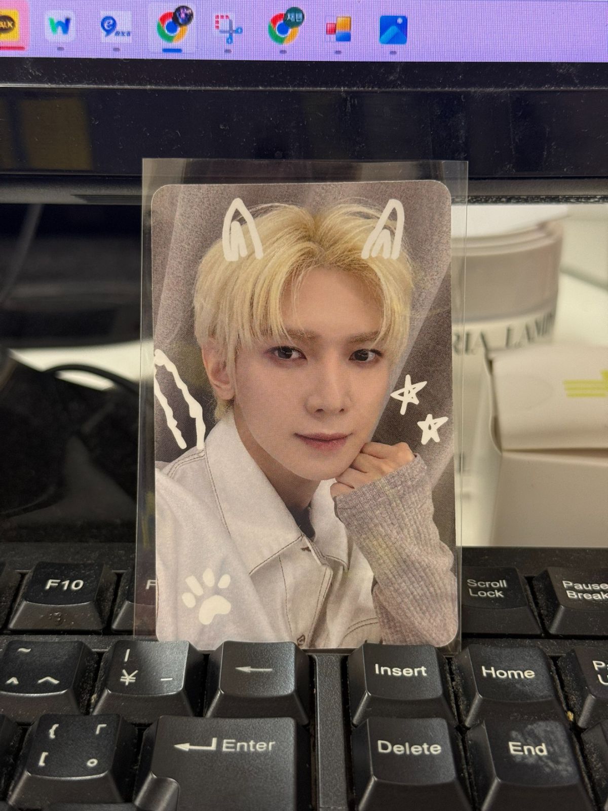 即日発送] (ヨサントレカ) LUCKY DRAW applemusic ATEEZ [GOLDEN HOUR