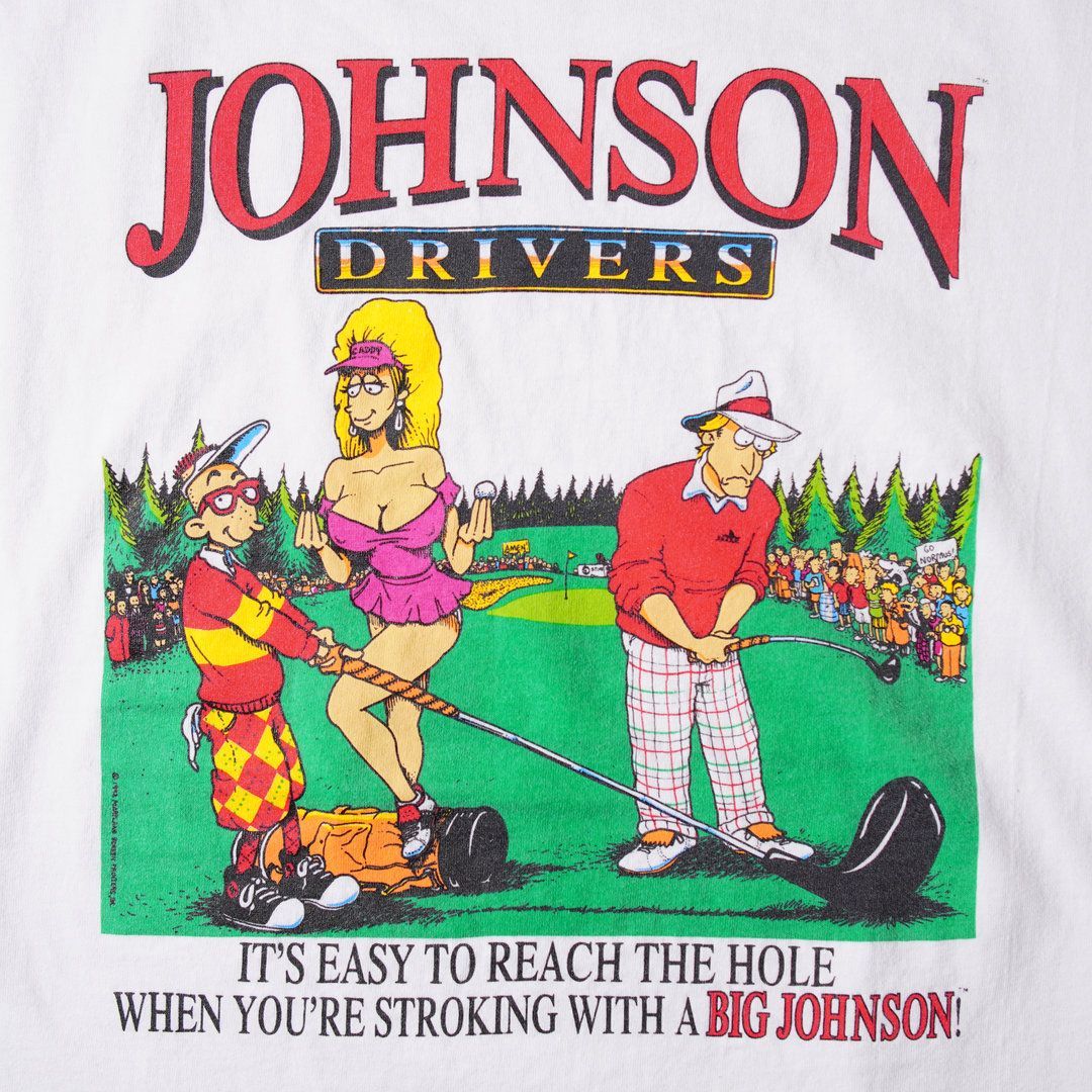 美品 90s USA製 1998年製 ビッグ ジョンソン BIG Johnson Tシャツ XL