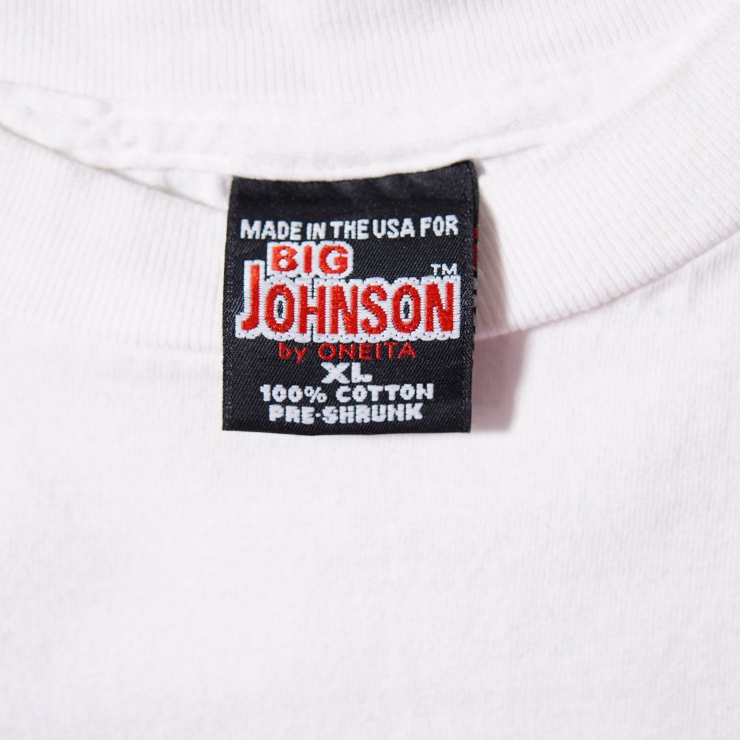 美品 90s USA製 1998年製 ビッグ ジョンソン BIG Johnson Tシャツ XL