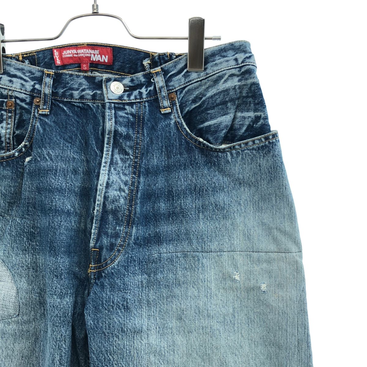 JUNYAWATANABE COMMEdesGARCONS MAN / ジュンヤワタナベマン | 2020SS | × Levi'sリーバイス 製品加工 1976年 カスタマイズ デニムパンツ | S | インディゴ | メンズ