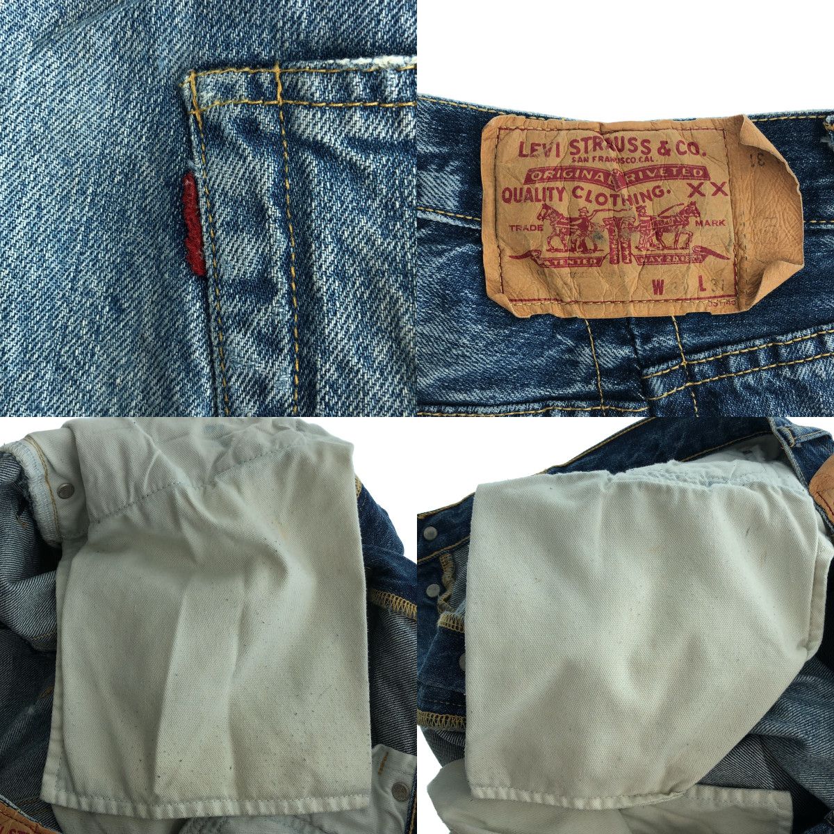JUNYAWATANABE COMMEdesGARCONS MAN / ジュンヤワタナベマン | 2020SS | × Levi'sリーバイス 製品加工 1976年 カスタマイズ デニムパンツ | S | インディゴ | メンズ