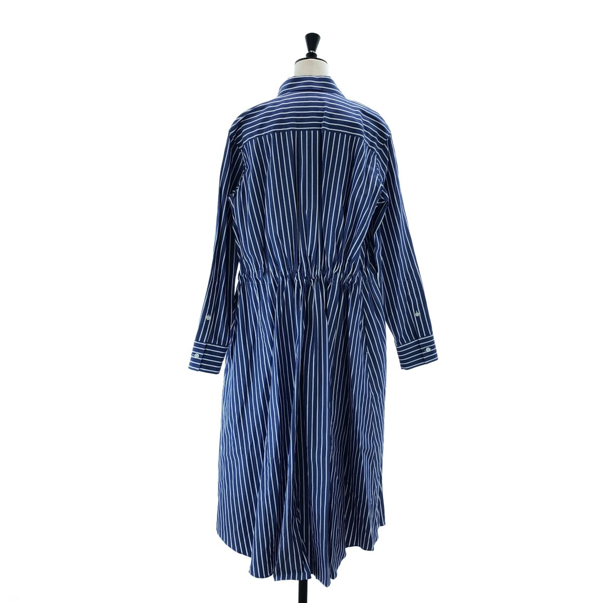 美品】 sacai / サカイ | ドローコード ストライプ シャツワンピース