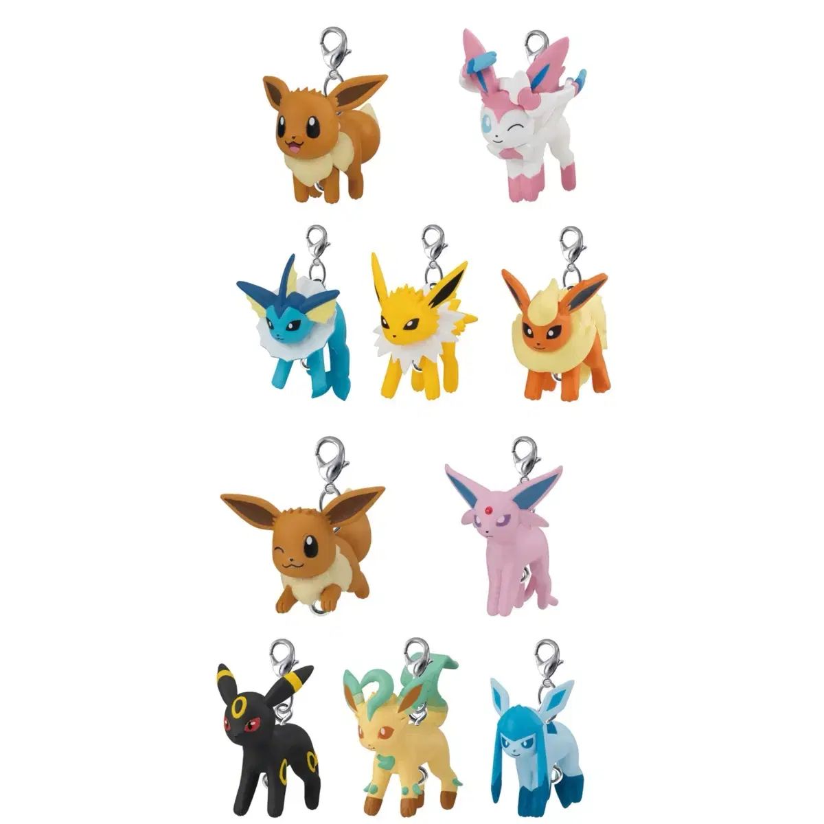 ポケットモンスター イーブイ ニンフィア ブラッキー シャワーズ グレイシア ロング チュール ジュンロク ガチャ 12弾 13弾