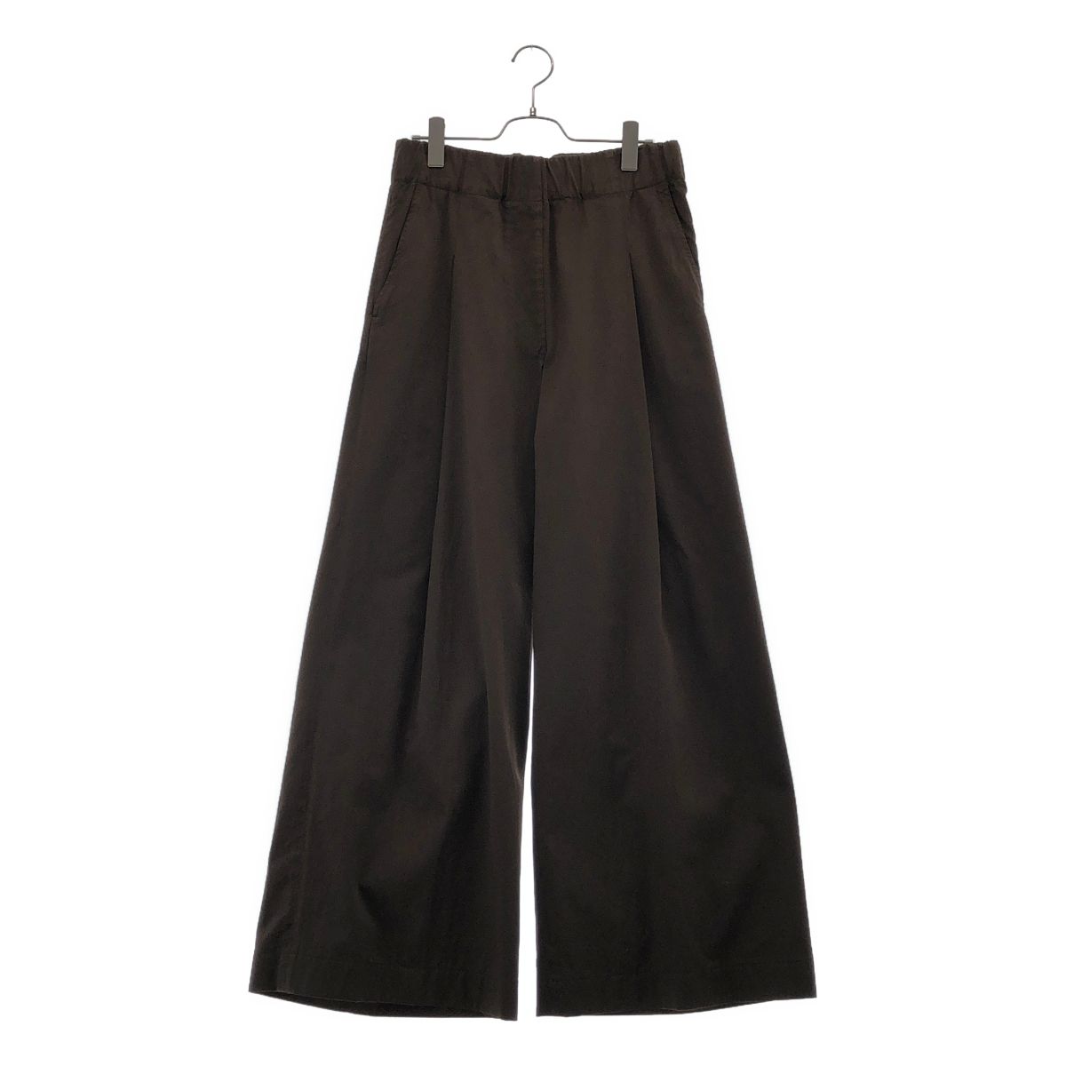 DRIES VAN NOTEN / ドリスヴァンノッテン | 染めワイドパンツ | XS | ブラウン | メンズ