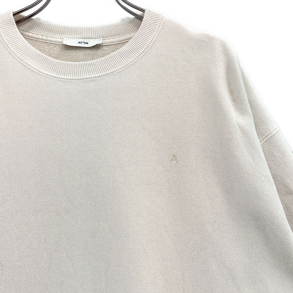 ATON / エイトン | NATURAL_DYED_URAKE クルーネック スウェット | 02
