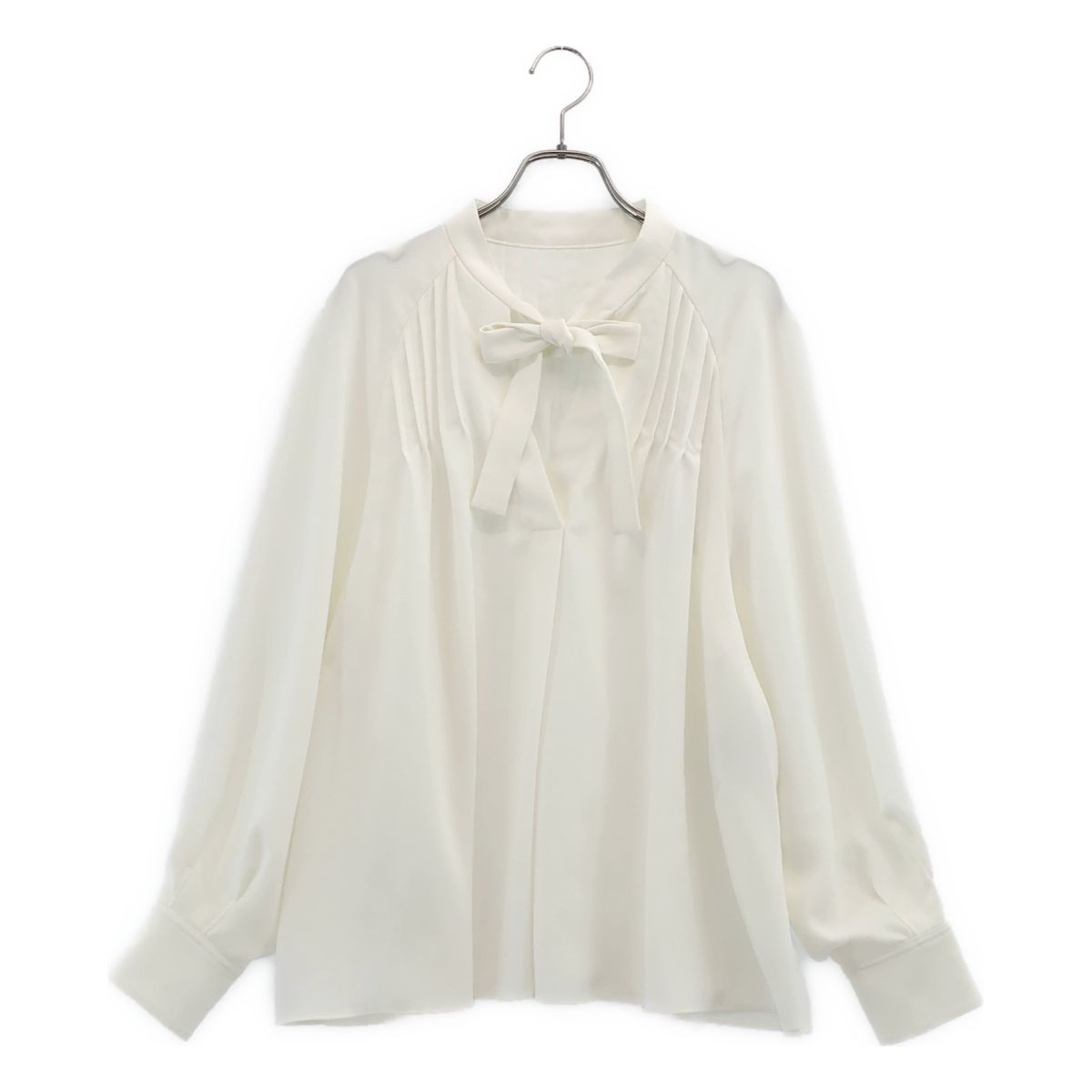 美品】 ADORE / アドーア | バックサテンジョーゼットブラウス シャツ